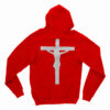 Christ Jesus Hoodie Red - Image 2