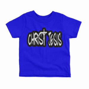 Kids Christ Jesus Blue Tee