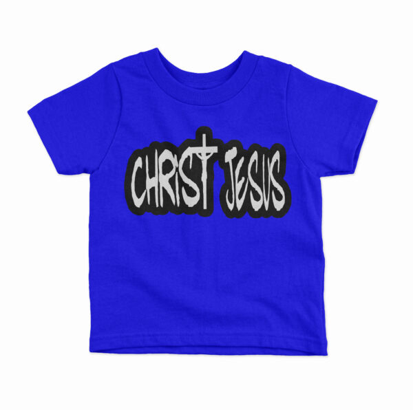 Kids Christ Jesus Blue Tee