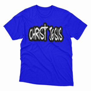 Christ Jesus Blue Tee
