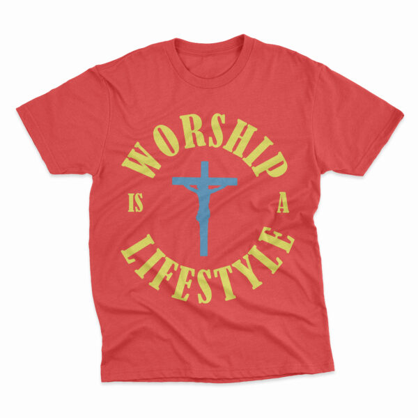 Worship Lifestyle Red Tee