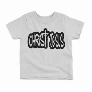 Kids Christ Jesus White Tee