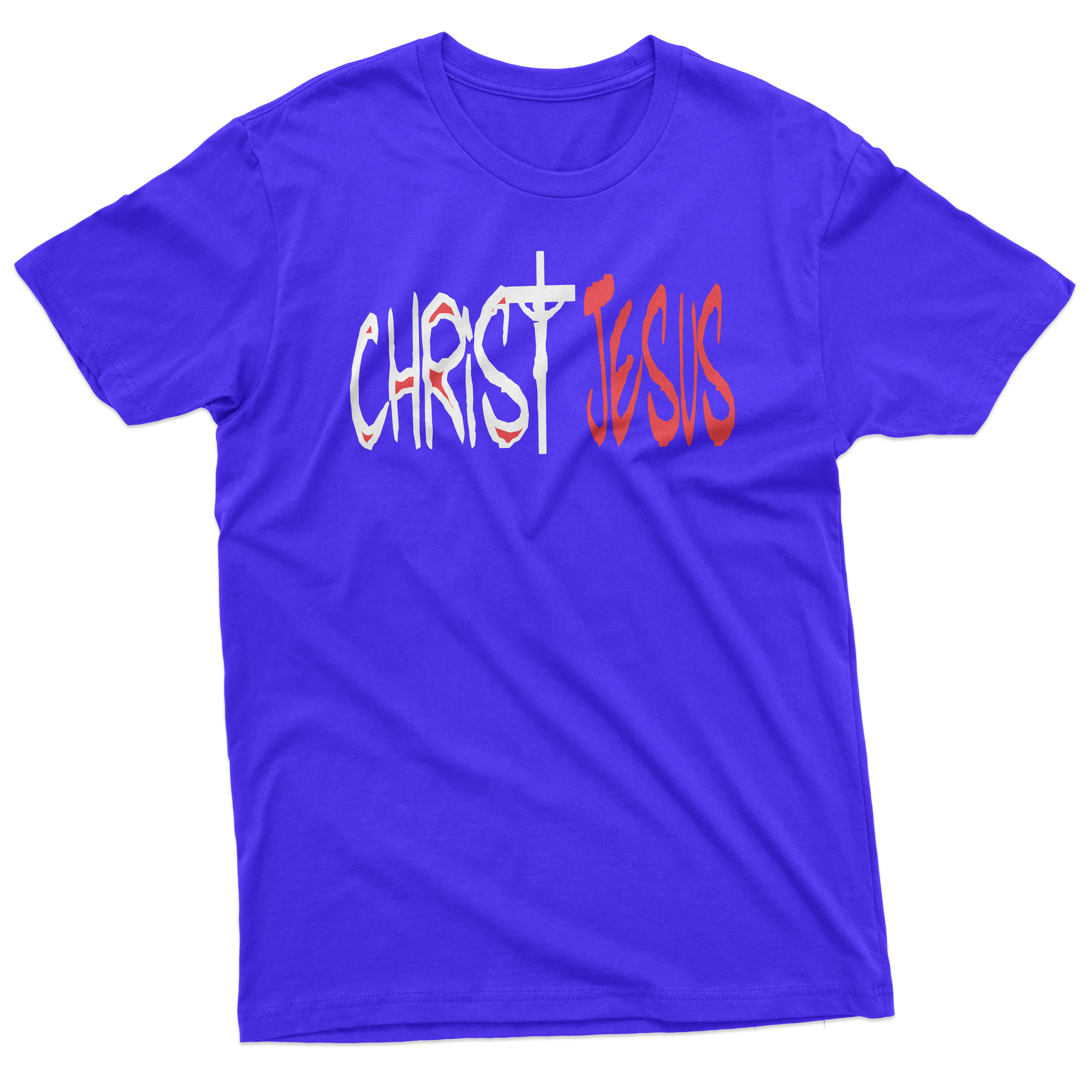 Christ Jesus BRED Blue Tee