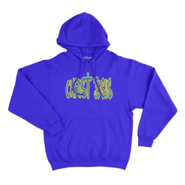 Christ Jesus B.Y. Hoodie Blue